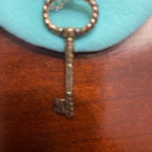 Tiffany and Co key necklace sterling silver